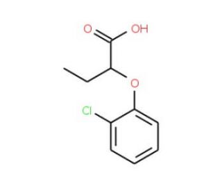 2-(2-Chlorophenoxy)butanoic acid - chemical structure image