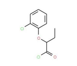 2-(2-chlorophenoxy)butanoyl chloride - chemical structure image