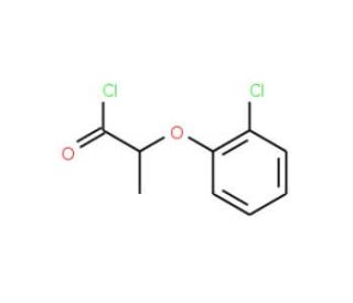 2-(2-chlorophenoxy)propanoyl chloride - chemical structure image