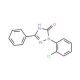 2-(2-Chlorophenyl)-1,2-dihydro-5-phenyl-3H-1,2,4-triazol-3-one (CAS 246848-58-8) - chemical structure image