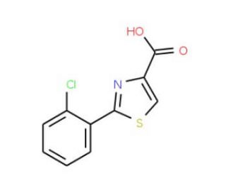 2-(2-Chlorophenyl)-1,3-thiazole-4-carboxylic acid - chemical structure image