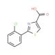 2-(2-Chlorophenyl)-1,3-thiazole-4-carboxylic acid - chemical structure image