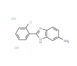 2-(2-chlorophenyl)-1H-1,3-benzodiazol-5-amine dihydrochloride - chemical structure image