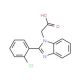 [2-(2-chlorophenyl)-1H-benzimidazol-1-yl]acetic acid - chemical structure image