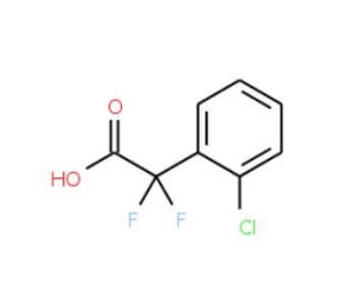 2-(2-Chlorophenyl)-2,2-difluoroacetic acid (CAS 1150164-78-5) - chemical structure image