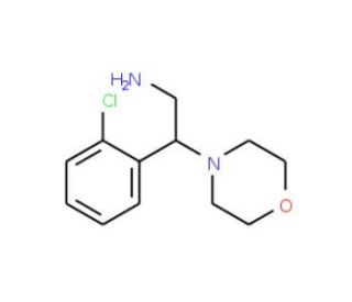 2-(2-Chlorophenyl)-2-morpholin-4-ylethylamine (CAS 866782-01-6) - chemical structure image