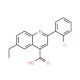 2-(2-chlorophenyl)-6-ethylquinoline-4-carboxylic acid - chemical structure image