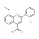 2-(2-chlorophenyl)-8-ethylquinoline-4-carboxylic acid - chemical structure image