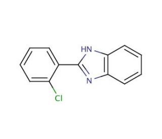 2-(2-Chlorophenyl)benzimidazole (CAS 3574-96-7) - chemical structure image