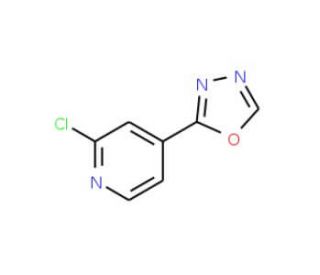 2-(2-chloropyridin-4-yl)-1,3,4-oxadiazole - chemical structure image
