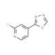 2-(2-chloropyridin-4-yl)-1,3,4-oxadiazole - chemical structure image