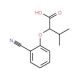 2-(2-cyanophenoxy)-3-methylbutanoic acid - chemical structure image
