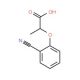 2-(2-cyanophenoxy)propanoic acid - chemical structure image