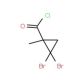 2,2-dibromo-1-methylcyclopropanecarbonyl chloride - chemical structure image