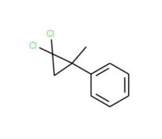 (2,2-Dichloro-1-methylcyclopropyl)benzene (CAS 3591-42-2) - chemical structure image