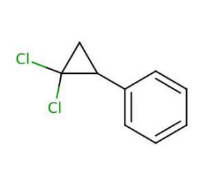 (2,2-Dichlorocyclopropyl)benzene (CAS 2415-80-7) - chemical structure image