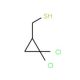 (2,2-dichlorocyclopropyl)methanethiol - chemical structure image