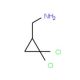 (2,2-dichlorocyclopropyl)methylamine (CAS 68618-71-3) - chemical structure image