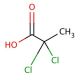 2,2-Dichloropropionic acid (CAS 75-99-0) - chemical structure image