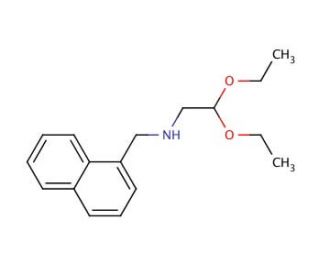 (2,2-diethoxyethyl)-naphthalen-ylmethyl-amine - chemical structure image
