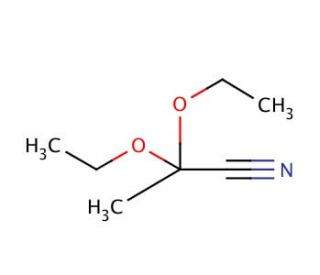 2,2-Diethoxypropionitrile (CAS 56011-12-2) - chemical structure image
