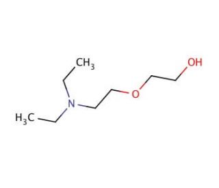 2-(2-Diethylaminoethoxy)ethanol (CAS 140-82-9) - chemical structure image