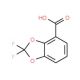 2,2-Difluoro-1,3-benzodioxole-4-carboxylic acid (CAS 126120-85-2) - chemical structure image