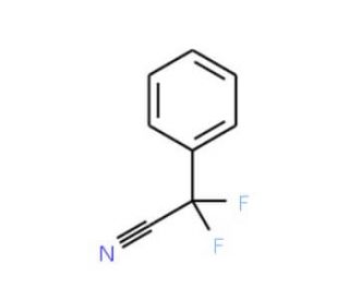 2,2-difluoro-2-phenylacetonitrile (CAS 2002-72-4) - chemical structure image
