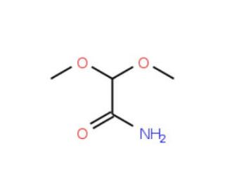 2,2-Dimethoxyacetamide (CAS 83071-00-5) - chemical structure image