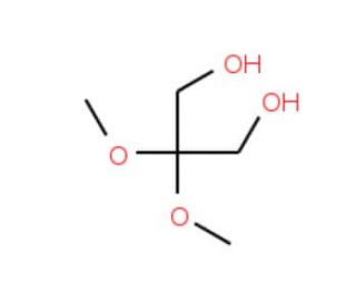 2,2-Dimethoxypropane-1,3-diol (CAS 153214-82-5) - chemical structure image