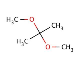 2,2-Dimethoxypropane (CAS 77-76-9) - chemical structure image