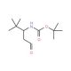 [2,2-Dimethyl-1-(2-oxo-ethyl)-propyl]-carbamic acid tert-butyl ester (CAS 892874-26-9) - chemical structure image