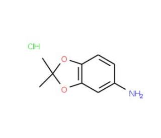 2,2-dimethyl-1,3-benzodioxol-5-amine hydrochloride (CAS 75200-79-2) - chemical structure image