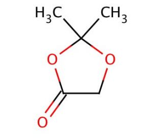 2,2-Dimethyl-1,3-dioxolan-4-one (CAS 4158-86-5) - chemical structure image