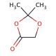 2,2-Dimethyl-1,3-dioxolan-4-one (CAS 4158-86-5) - chemical structure image