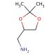 2,2-Dimethyl-1,3-dioxolane-4-methanamine (CAS 22195-47-7) - chemical structure image