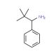 2,2-dimethyl-1-phenylpropan-1-amine (CAS 61501-04-0) - chemical structure image