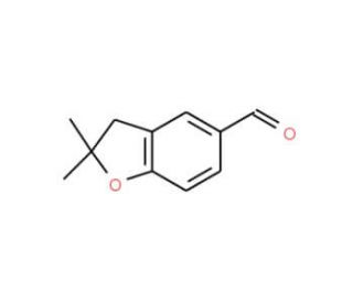 2,2-Dimethyl-2,3-dihydro-benzofuran-5-carbaldehyde (CAS 38002-92-5) - chemical structure image