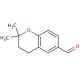 2,2-dimethyl-3,4-dihydro-2H-1-benzopyran-6-carbaldehyde (CAS 61370-75-0) - chemical structure image