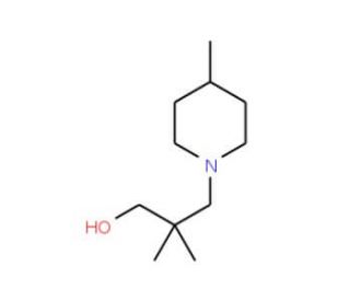 2,2-Dimethyl-3-(4-methyl-piperidin-1-yl)-propan-1-ol - chemical structure image