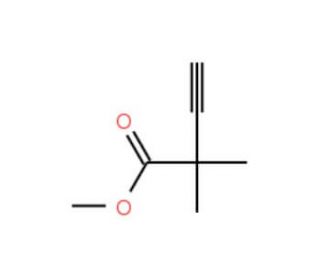 2,2-Dimethyl-3-butynoic Acid Methyl Ester (CAS 95924-34-8) - chemical structure image