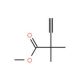 2,2-Dimethyl-3-butynoic Acid Methyl Ester (CAS 95924-34-8) - chemical structure image