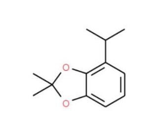 2,2-Dimethyl-4-isopropyl-1,3-benzodioxole (CAS 201166-22-5) - chemical structure image