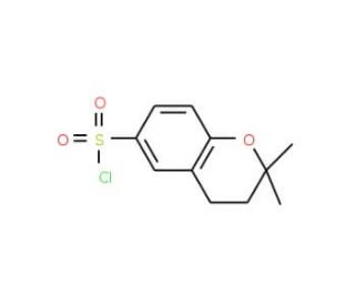 2,2-Dimethyl-chroman-6-sulfonyl chloride (CAS 131880-55-2) - chemical structure image