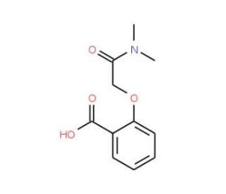 2-[2-(dimethylamino)-2-oxoethoxy]benzoic acid - chemical structure image