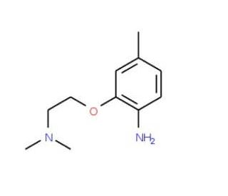 2-[2-(Dimethylamino)ethoxy]-4-methylaniline - chemical structure image