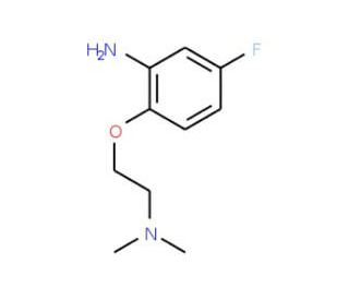 2-[2-(Dimethylamino)ethoxy]-5-fluoroaniline - chemical structure image