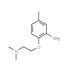 2-[2-(Dimethylamino)ethoxy]-5-methylaniline - chemical structure image