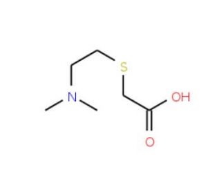 2-{[2-(dimethylamino)ethyl]sulfanyl}acetic acid - chemical structure image
