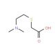 2-{[2-(dimethylamino)ethyl]sulfanyl}acetic acid - chemical structure image